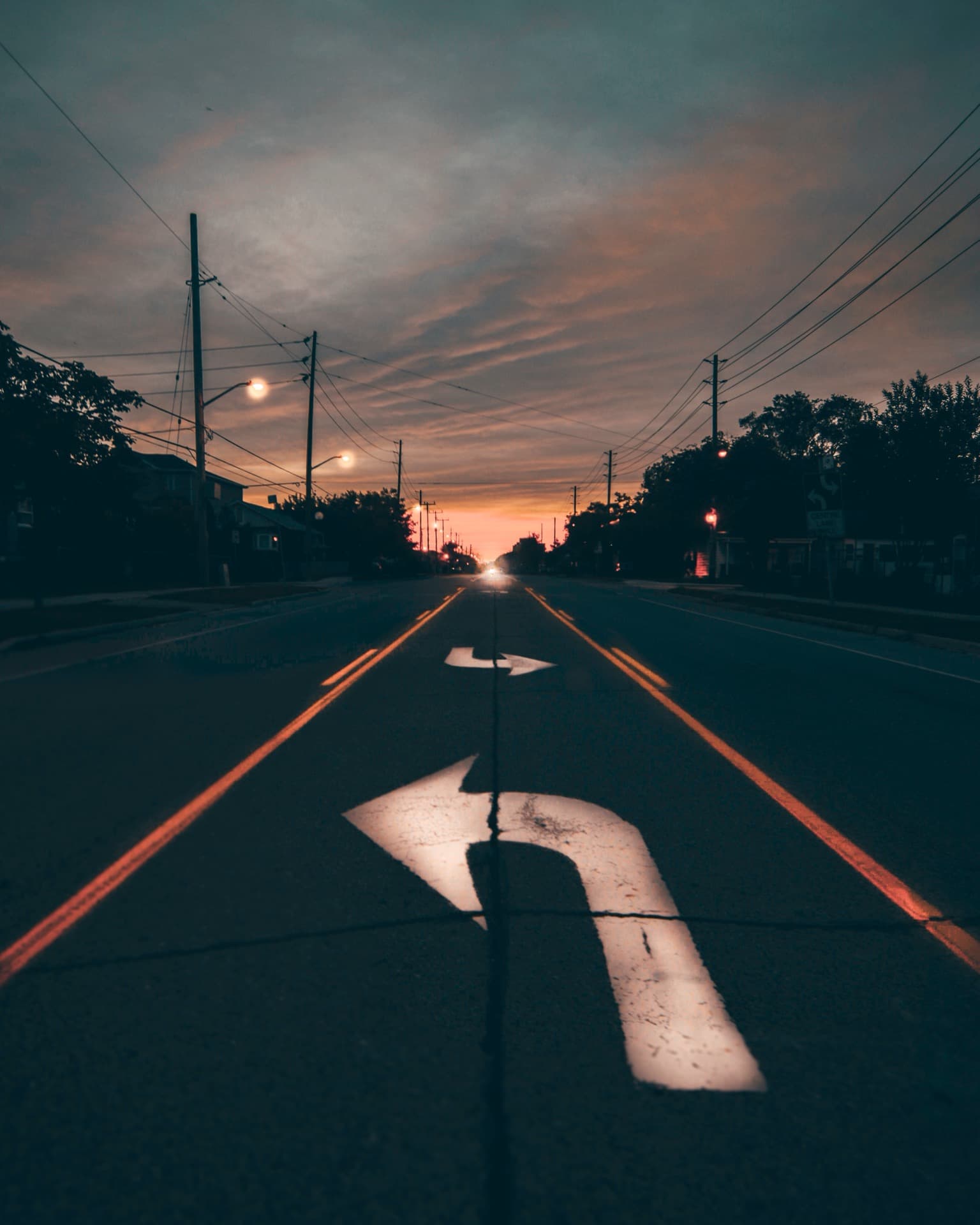 A street at night